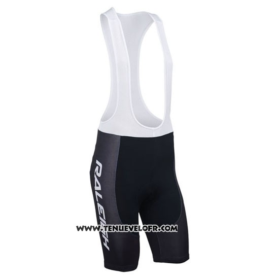 2013 Maillot Ciclismo Raleigh Blanc et Noir Manches Courtes et Cuissard