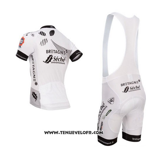 2015 Maillot Ciclismo Seche Noir et Blanc Manches Courtes et Cuissard