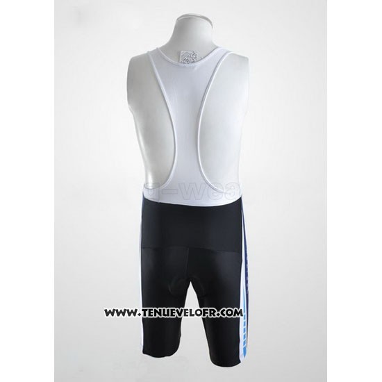 2011 Maillot Ciclismo Subaru Azur et Blanc Manches Courtes et Cuissard