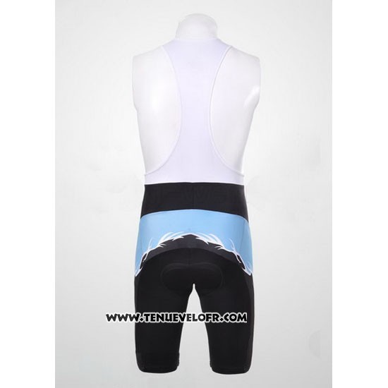 2011 Maillot Ciclismo Subaru Azur et Noir Manches Courtes et Cuissard