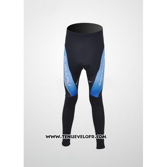 2011 Maillot Ciclismo Subaru Azur et Noir Manches Longues et Cuissard