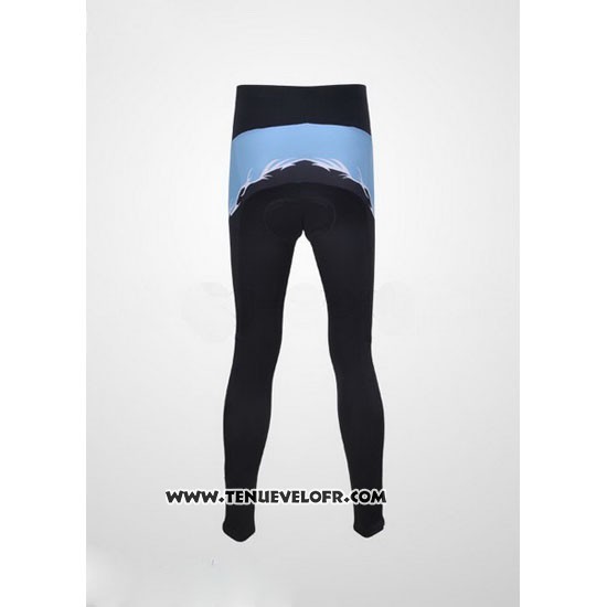 2011 Maillot Ciclismo Subaru Azur et Noir Manches Longues et Cuissard
