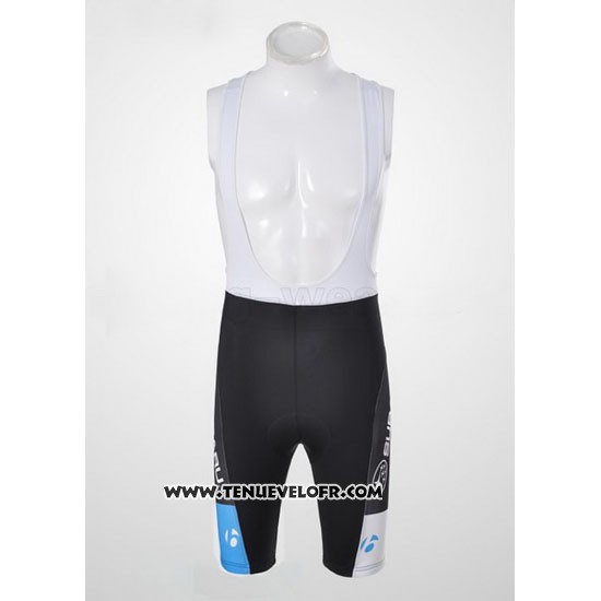 2011 Maillot Ciclismo Subaru Noir et Blanc Manches Courtes et Cuissard