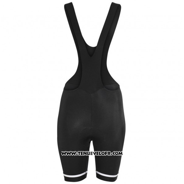 2017 Maillot Ciclismo Femme Etxeondo Neo Noir et Blanc Manches Courtes et Cuissard