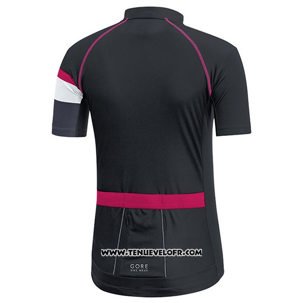 2017 Maillot Ciclismo Femme Gore Bike Wear Noir Manches Courtes et Cuissard