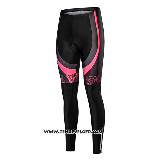 2019 Maillot Ciclismo Femme Mieyco Noir Rouge Manches Longues et Cuissard