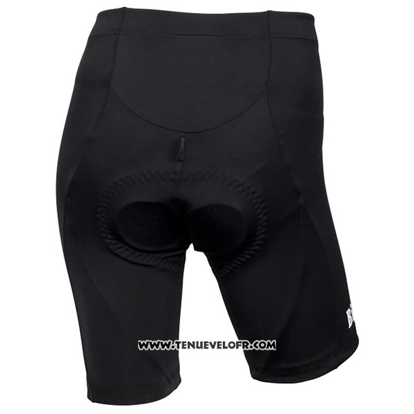 2017 Maillot Ciclismo Femme Bianchi Noir et Blanc Manches Courtes et Cuissard