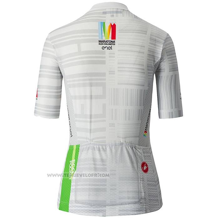 2023 Maillot Cyclisme Castelli Maratona Dles Dolomites-enel Noir Manches Courtes et Cuissard