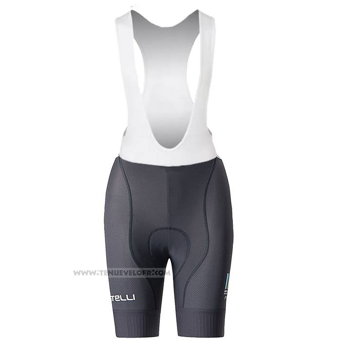 2023 Maillot Cyclisme Castelli Maratona Dles Dolomites-enel Noir Manches Courtes et Cuissard