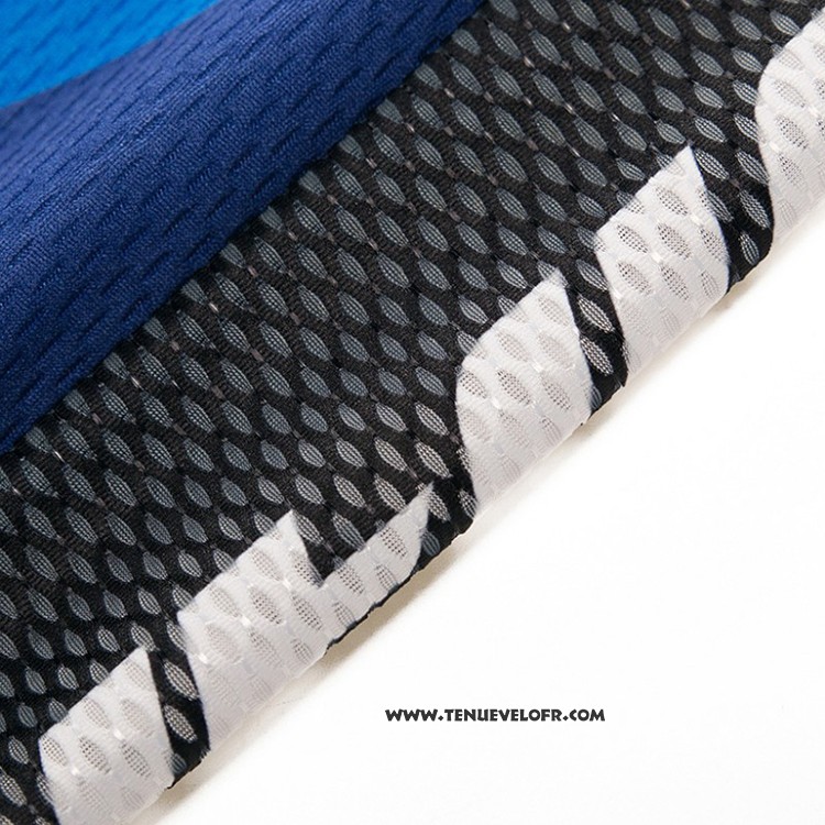 2018 Maillot Ciclismo Giant Bleu et Noir Manches Courtes et Cuissard