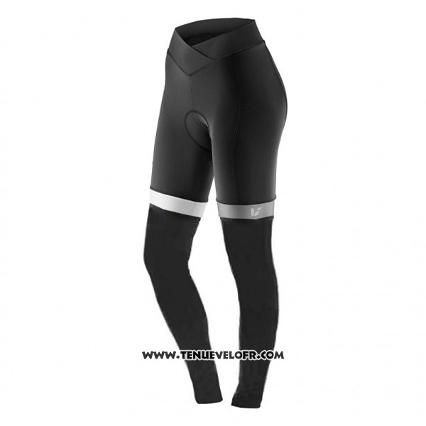 2017 Maillot Ciclismo Femme Liv Noir et Blanc Manches Longues et Cuissard