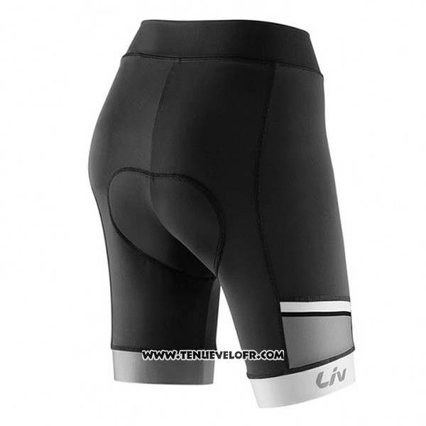 2017 Maillot Ciclismo Femme Liv Pro Noir Manches Courtes et Cuissard