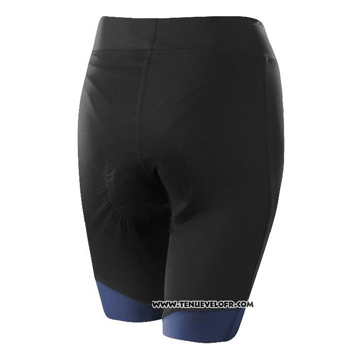 2020 Maillot Cyclisme Femme Loffler Rose Bleu Noir Manches Courtes et Cuissard