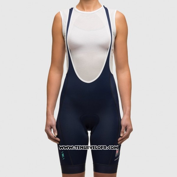 2017 Maillot Ciclismo Femme MAAP Blanc et Rose Manches Courtes et Cuissard