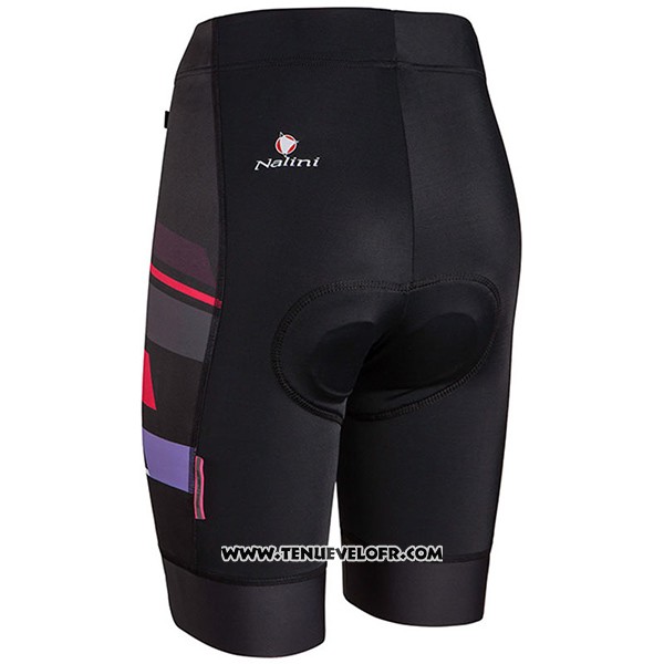 2017 Maillot Ciclismo Femme Nalini Dolomiti Rouge Manches Courtes et Cuissard