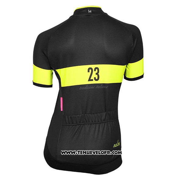 2017 Maillot Ciclismo Femme Nalini Nemina Noir Manches Courtes et Cuissard