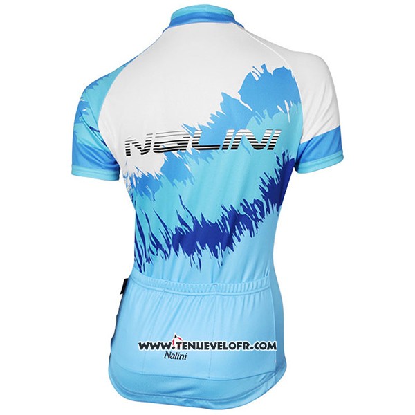 2017 Maillot Ciclismo Femme Nalini Sfiziosa Celsete Manches Courtes et Cuissard