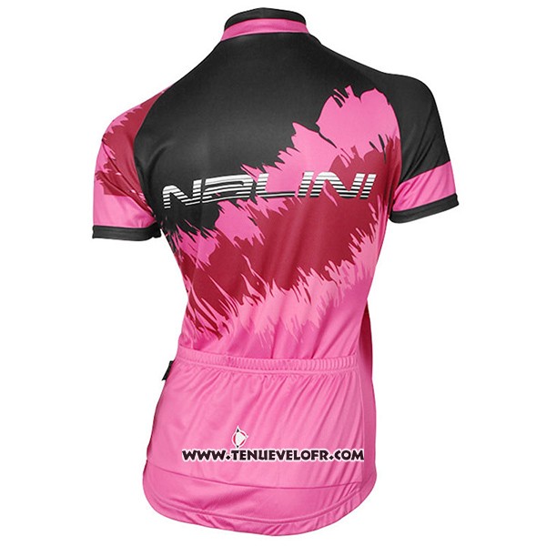 2017 Maillot Ciclismo Femme Nalini Sfiziosa Rouge Manches Courtes et Cuissard