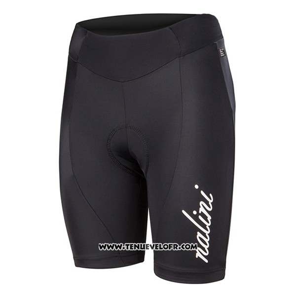 2017 Maillot Ciclismo Femme Nalini Wave Noir Manches Courtes et Cuissard