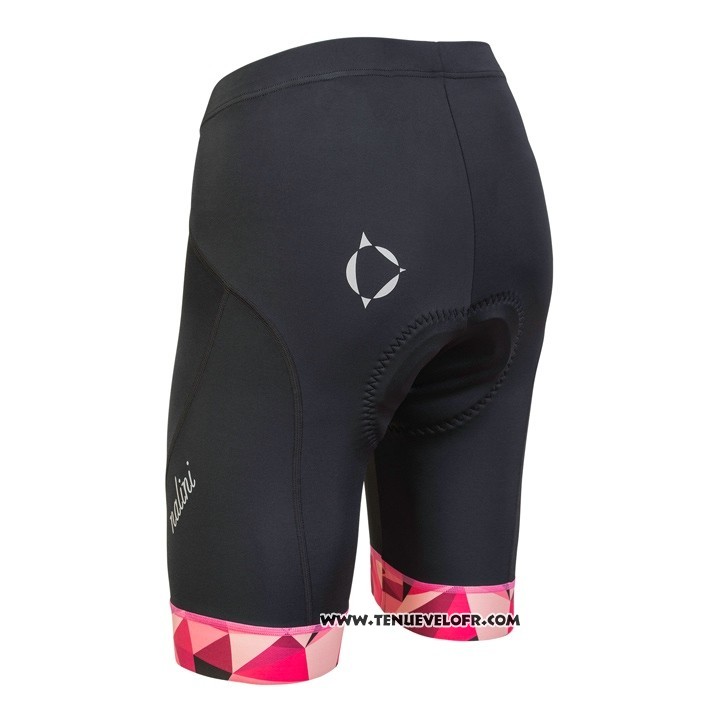 2018 Maillot Ciclismo Femme Nalini Chic Rouge Manches Courtes et Cuissard