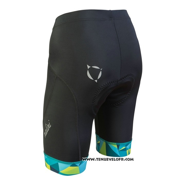 2018 Maillot Ciclismo Femme Nalini Chic Vert Manches Courtes et Cuissard
