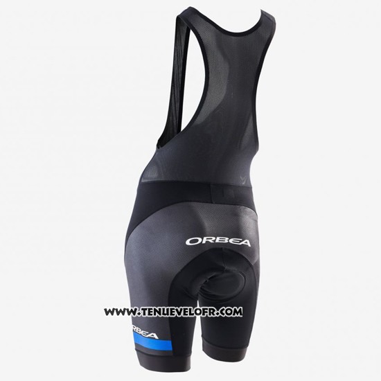 2016 Maillot Ciclismo Femme Orbea Bleu et Noir Manches Courtes et Cuissard