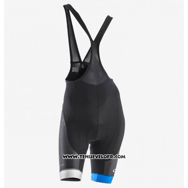 2017 Maillot Ciclismo Femme Orbea Noir et Bleu Manches Courtes et Cuissard