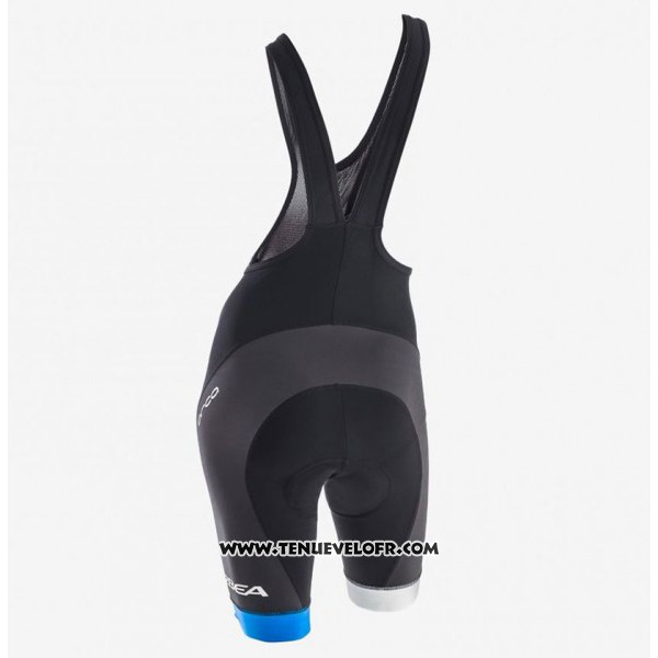 2017 Maillot Ciclismo Femme Orbea Noir et Bleu Manches Courtes et Cuissard