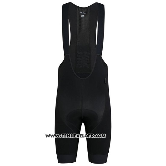 2019 Maillot Ciclismo Femme Rapha Fonce Bleu Rose Manches Courtes et Cuissard