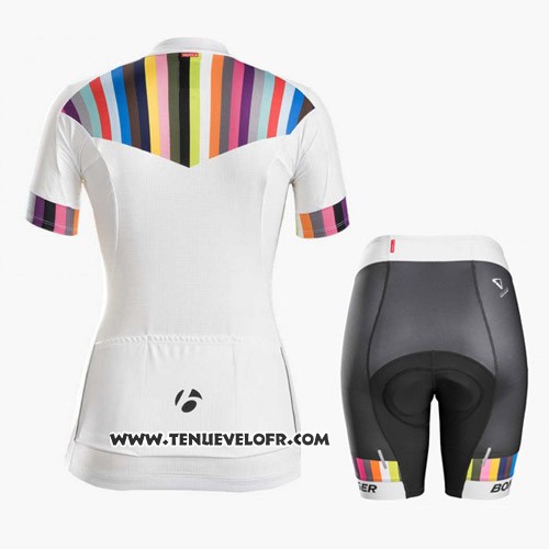 2016 Maillot Ciclismo Trek Orange et Blanc Manches Courtes et Cuissard
