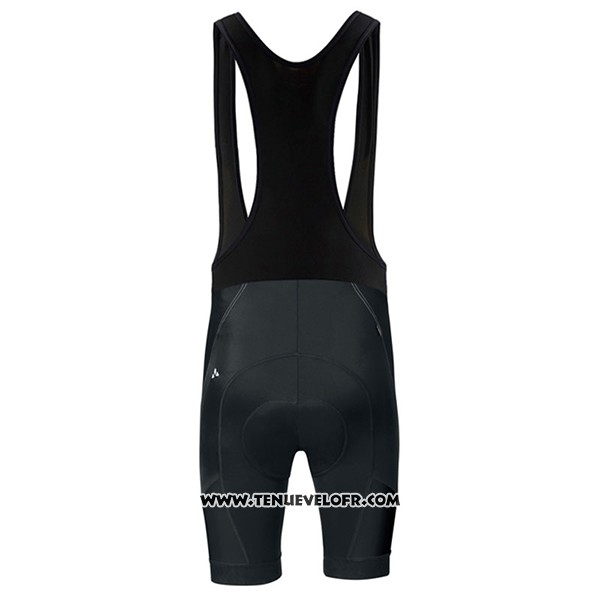 2017 Maillot Ciclismo Femme Vaude Blanc et Vert Manches Courtes et Cuissard