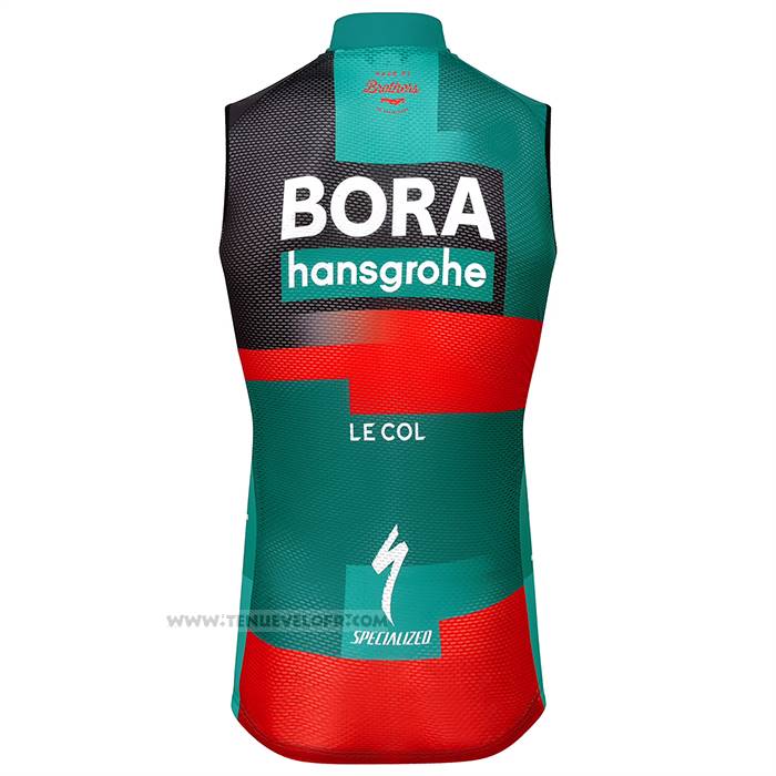 2023 Gilet Coupe-vent Bora-hansgrone Vert Manches Courtes Et Cuissard