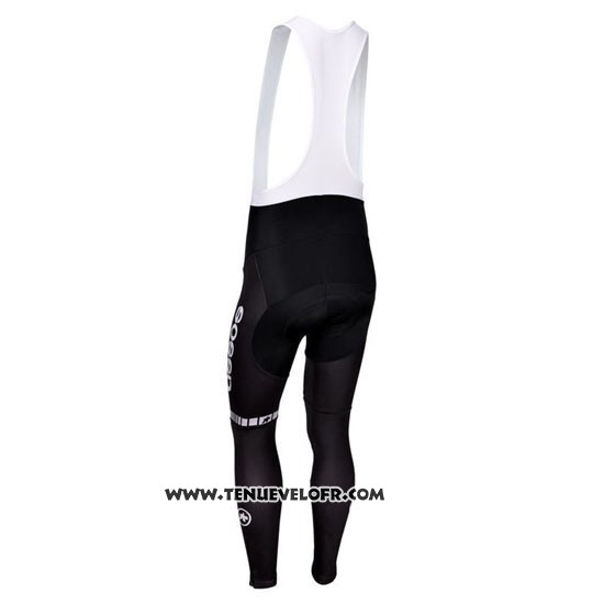 2013 Maillot Ciclismo Assos Blanc et Noir Manches Longues et Cuissard
