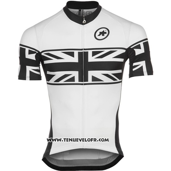 2016 Maillot Ciclismo Assos Blanc Manches Courtes et Cuissard