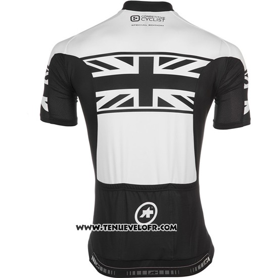 2016 Maillot Ciclismo Assos Blanc Manches Courtes et Cuissard