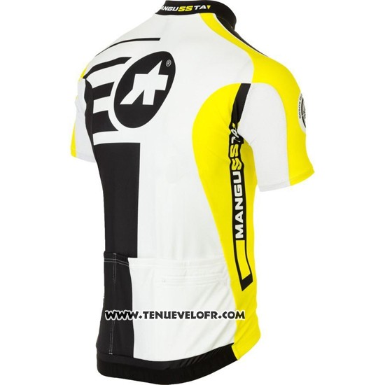 2016 Maillot Ciclismo Assos Jaune Manches Courtes et Cuissard