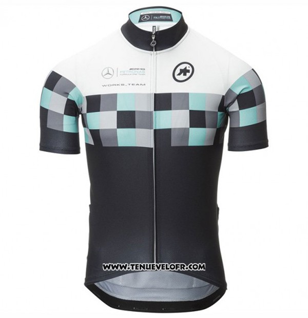 2017 Maillot Ciclismo Assos Noir Manches Courtes et Cuissard