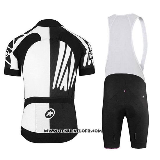2018 Maillot Ciclismo Assos SS.Capeepicxc Blanc Manches Courtes et Cuissard