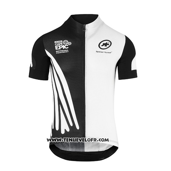 2018 Maillot Ciclismo Assos SS.Capeepicxc Blanc Manches Courtes et Cuissard
