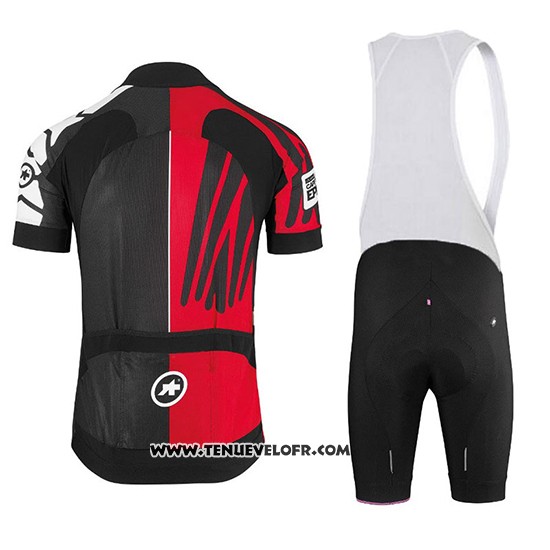 2018 Maillot Ciclismo Assos SS.Capeepicxc Rouge Manches Courtes et Cuissard