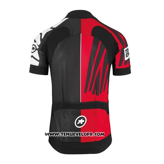 2018 Maillot Ciclismo Assos SS.Capeepicxc Rouge Manches Courtes et Cuissard