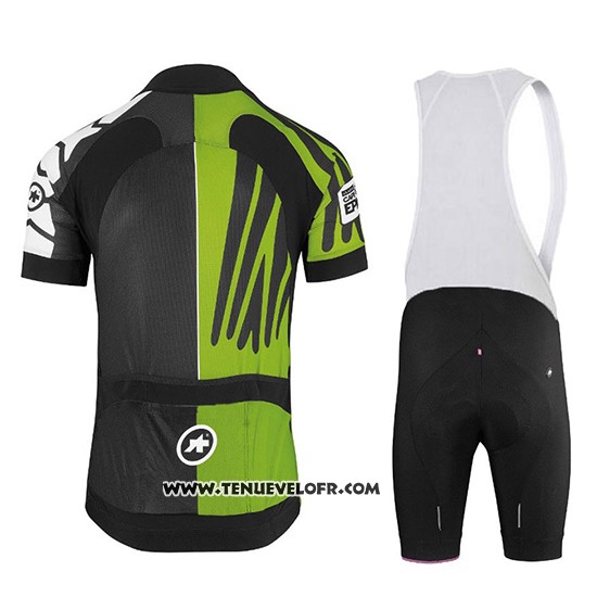2018 Maillot Ciclismo Assos SS.Capeepicxc Vert Manches Courtes et Cuissard