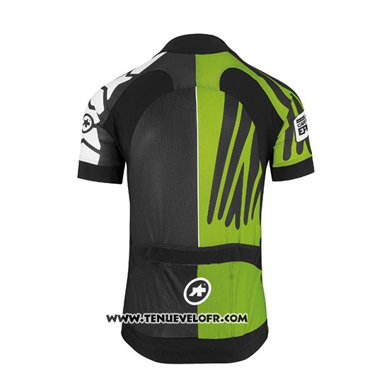 2018 Maillot Ciclismo Assos SS.Capeepicxc Vert Manches Courtes et Cuissard