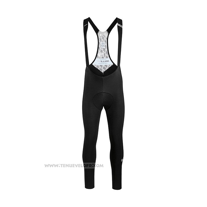 2021 Maillot Cyclisme Assos Bleu Manches Longues et Cuissard