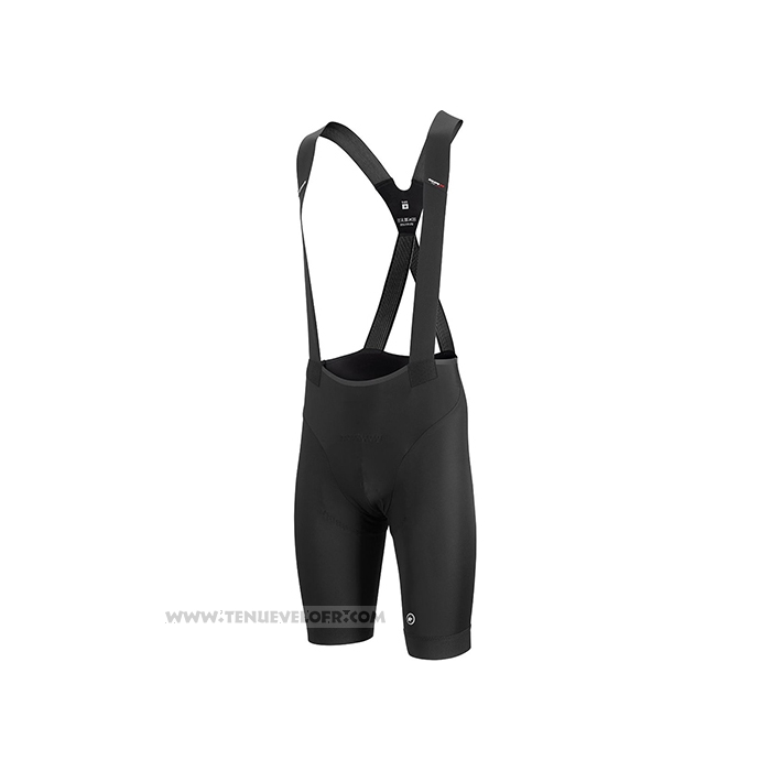 2021 Maillot Cyclisme Assos Noir Blanc Vert Manches Courtes et Cuissard