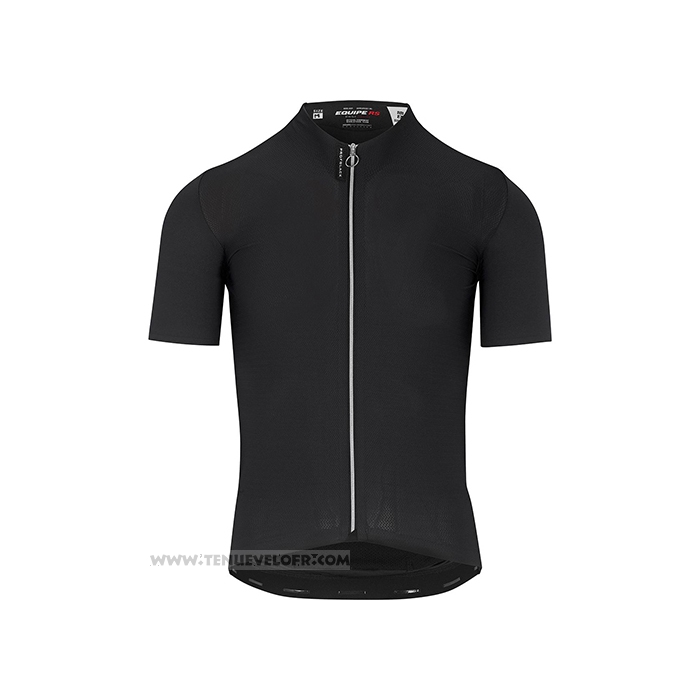 2021 Maillot Cyclisme Assos Noir Manches Courtes et Cuissard