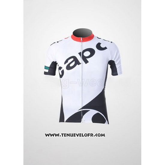 2011 Maillot Ciclismo Capo Blanc Manches Courtes et Cuissard