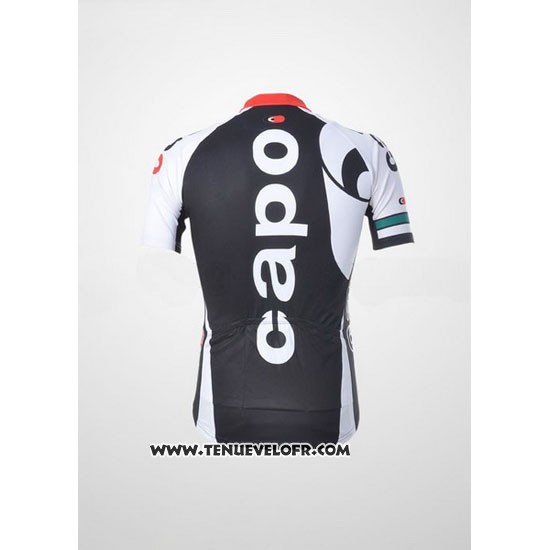 2011 Maillot Ciclismo Capo Blanc Manches Courtes et Cuissard