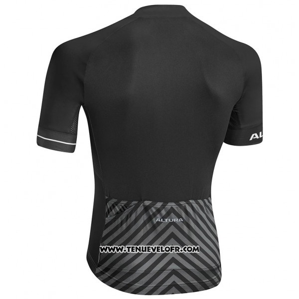 2017 Maillot Ciclismo Altura Peloton Noir Manches Courtes et Cuissard