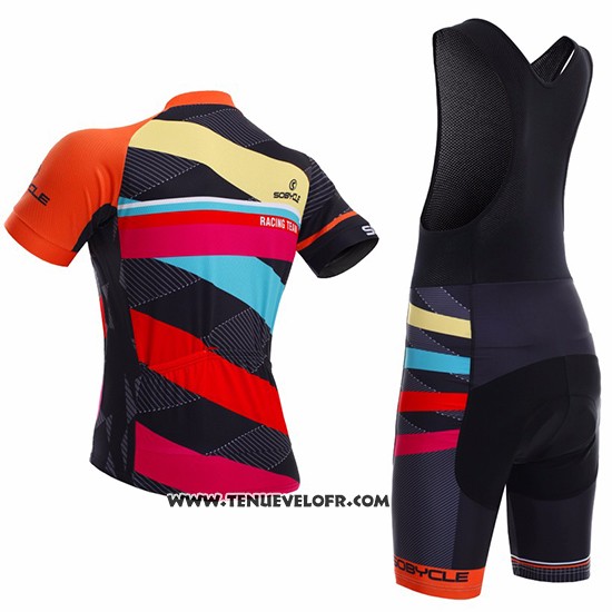 2017 Maillot Ciclismo Sobycle Noir Manches Courtes et Cuissard